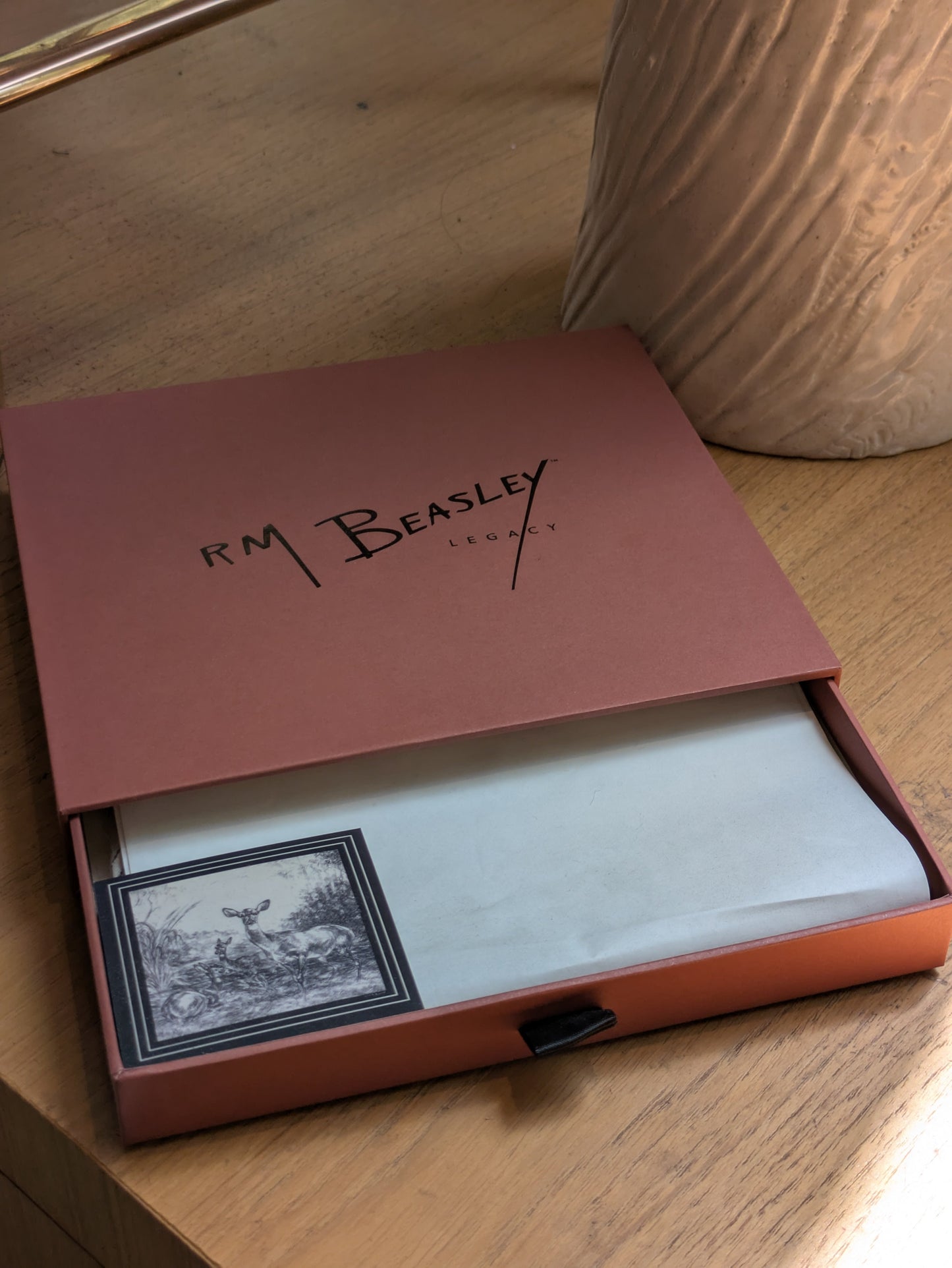 RM Beasley Cupro Scarves - Deer