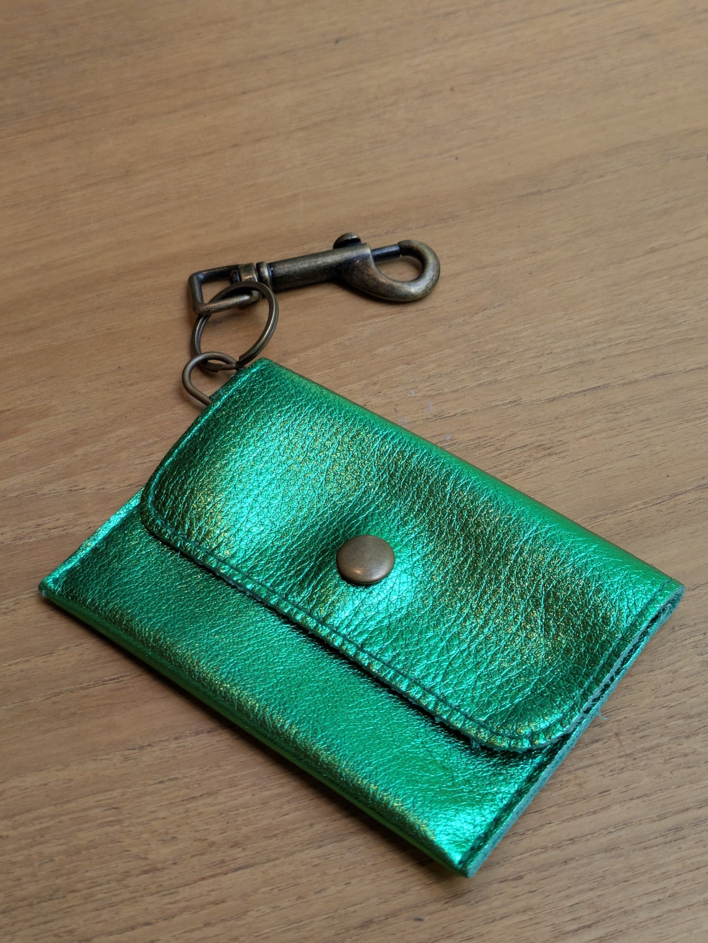 Kim White Keychain Wallet - Colors & Patterns