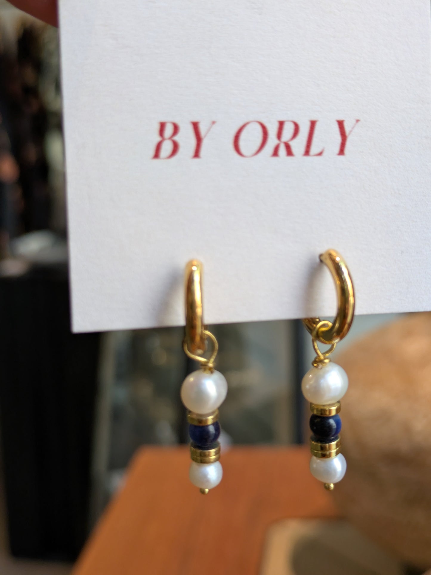 BY ORLY - Short Pearls on Hoops