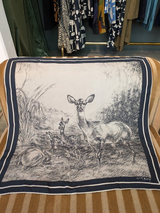 RM Beasley Cupro Scarves - Deer